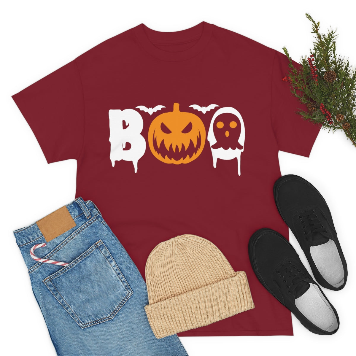 BOO Halloween / Unisex Heavy Cotton Tee