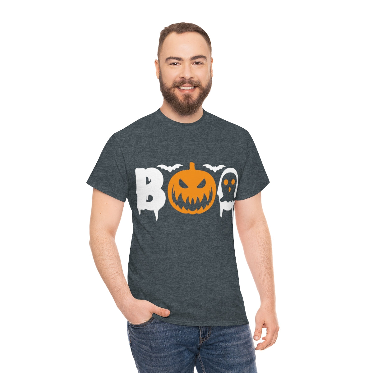 BOO Halloween / Unisex Heavy Cotton Tee