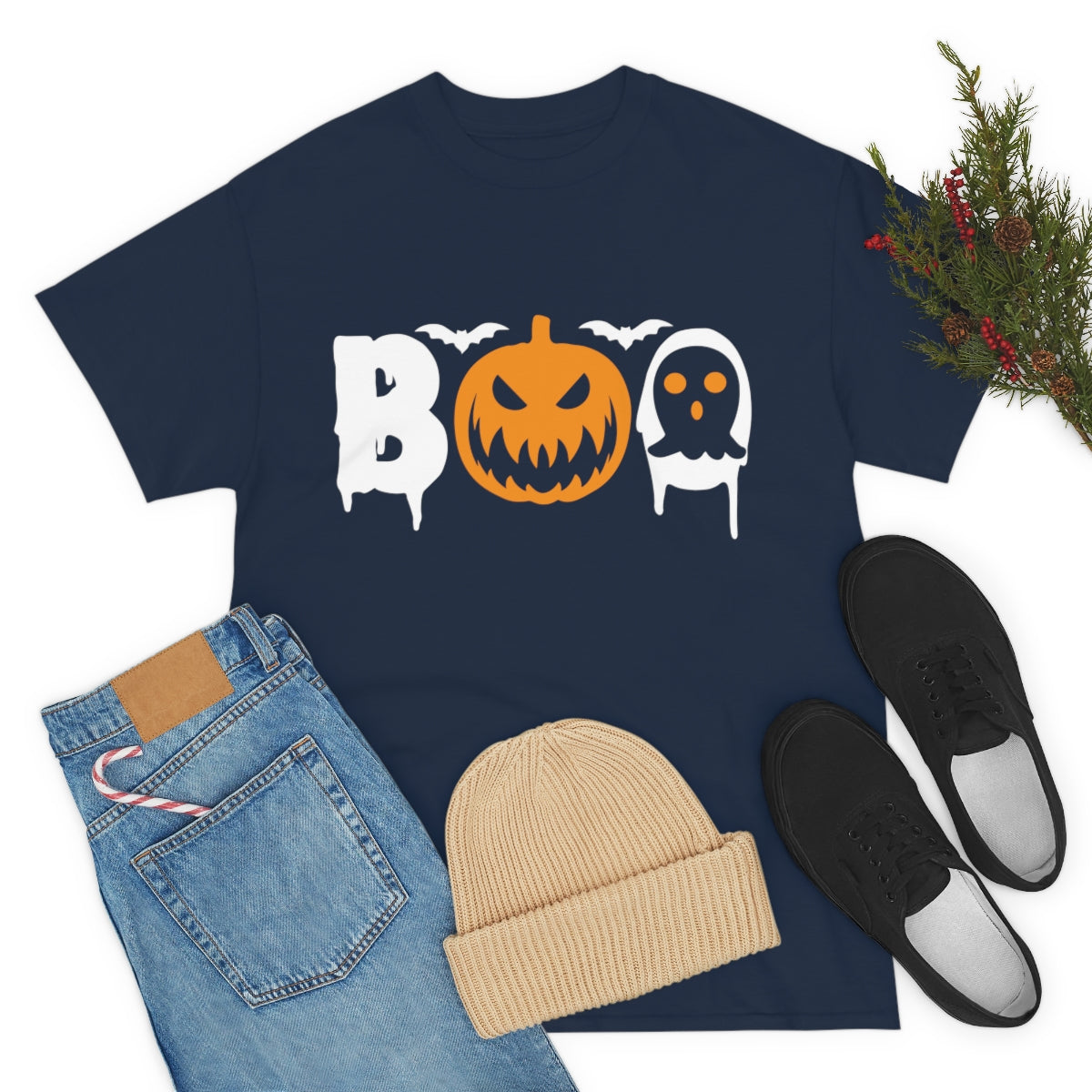BOO Halloween / Unisex Heavy Cotton Tee