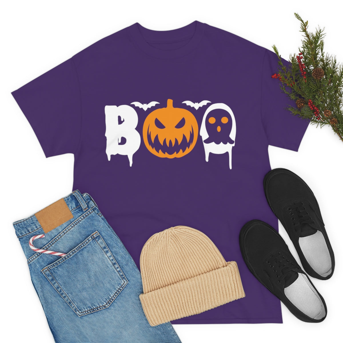 BOO Halloween / Unisex Heavy Cotton Tee