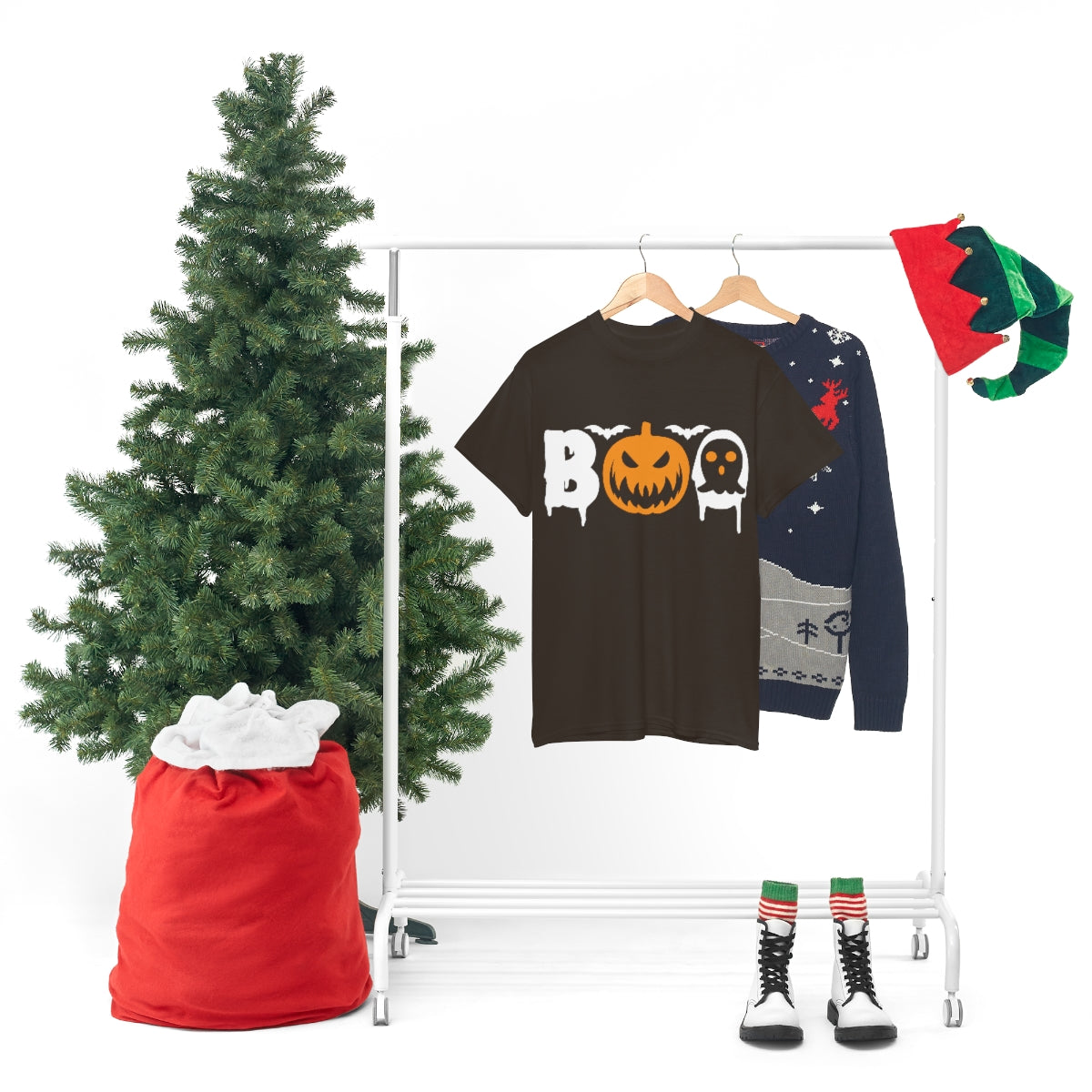 BOO Halloween / Unisex Heavy Cotton Tee