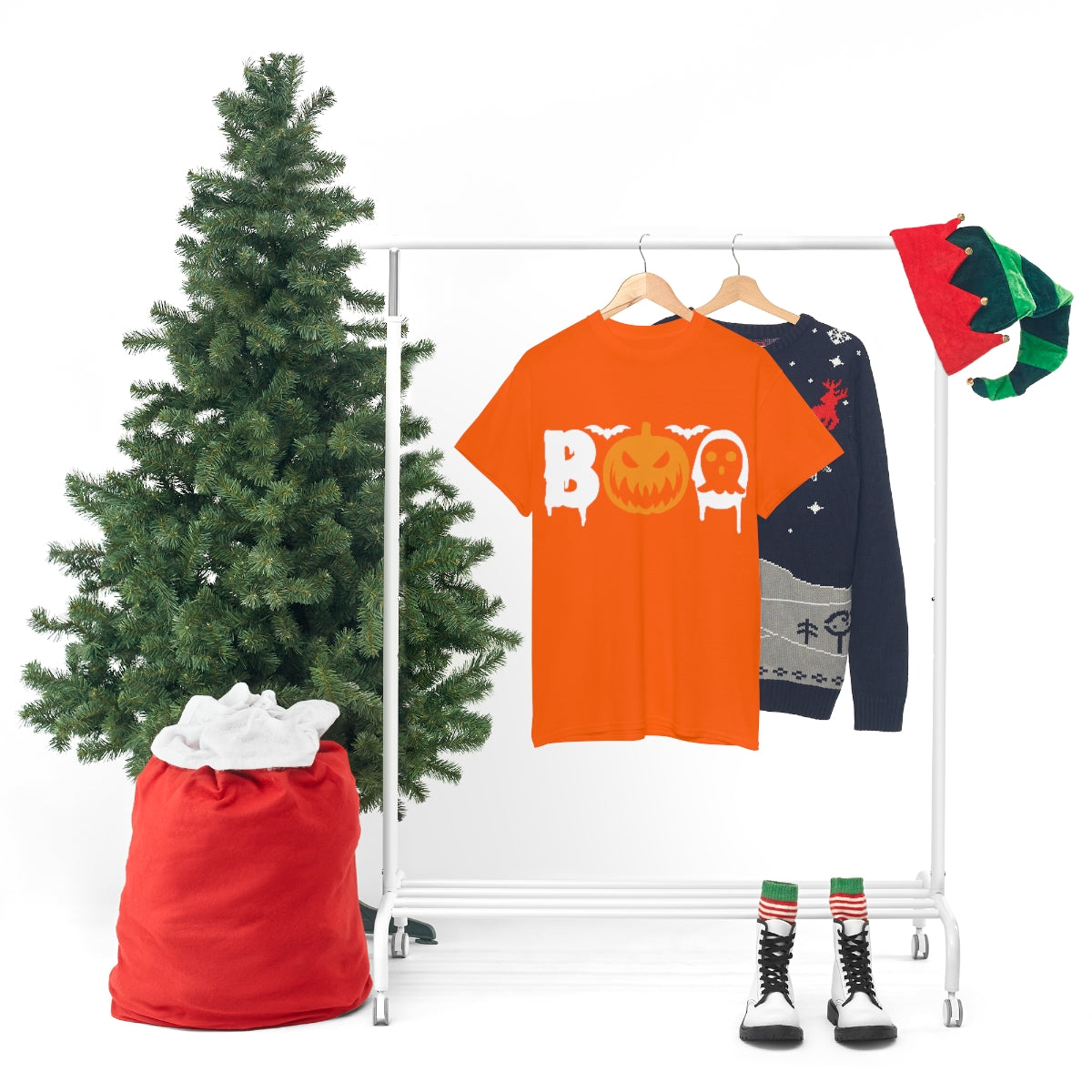 BOO Halloween / Unisex Heavy Cotton Tee