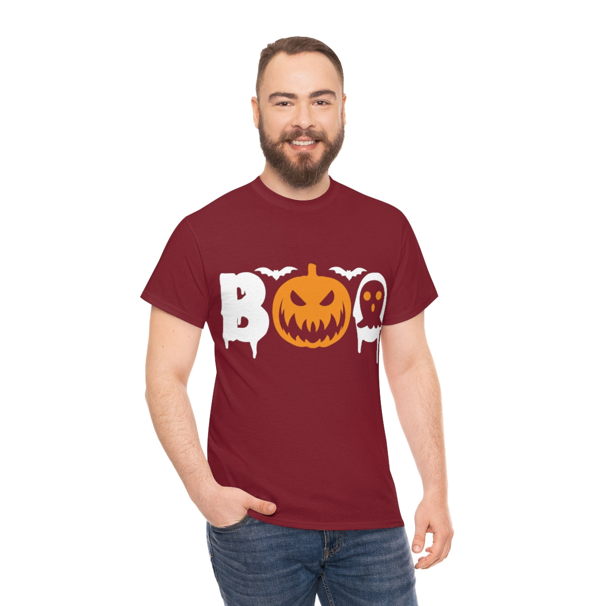 BOO Halloween / Unisex Heavy Cotton Tee