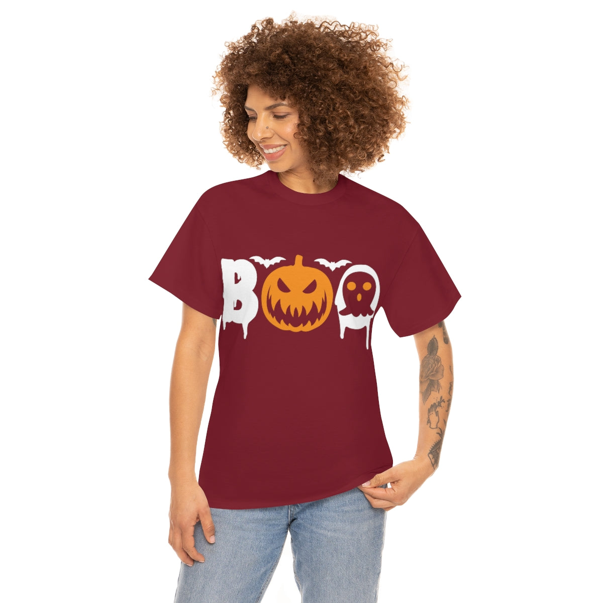BOO Halloween / Unisex Heavy Cotton Tee
