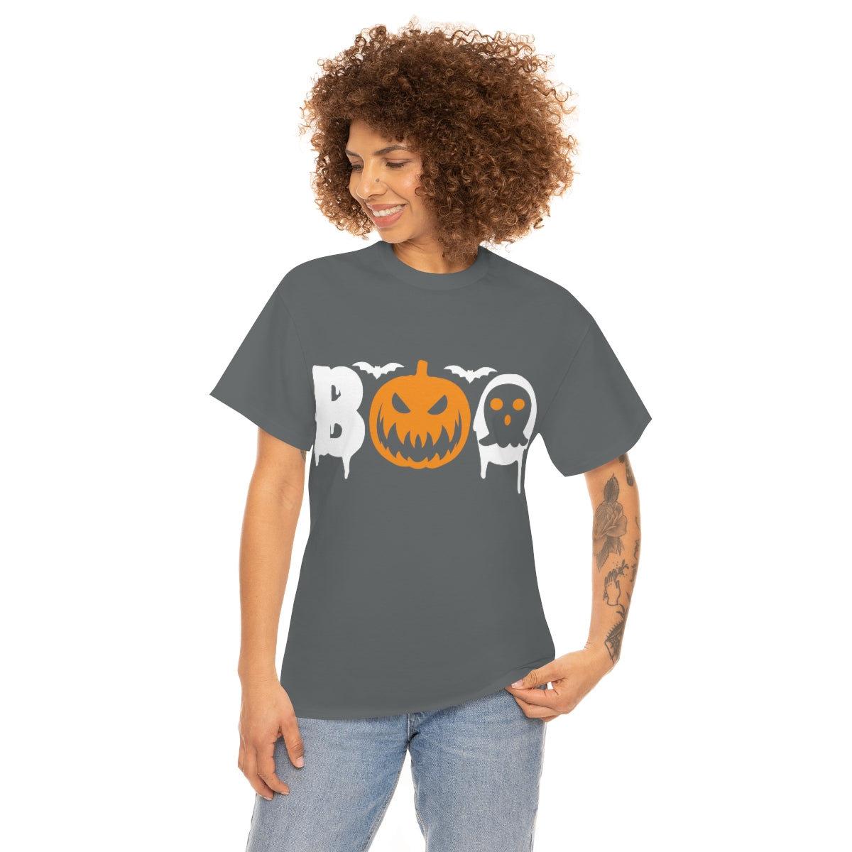 BOO Halloween / Unisex Heavy Cotton Tee
