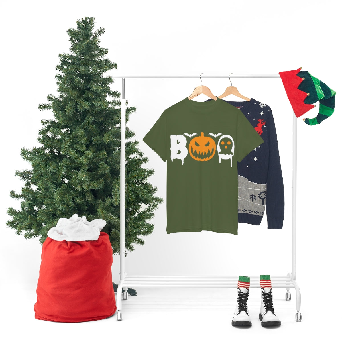 BOO Halloween / Unisex Heavy Cotton Tee