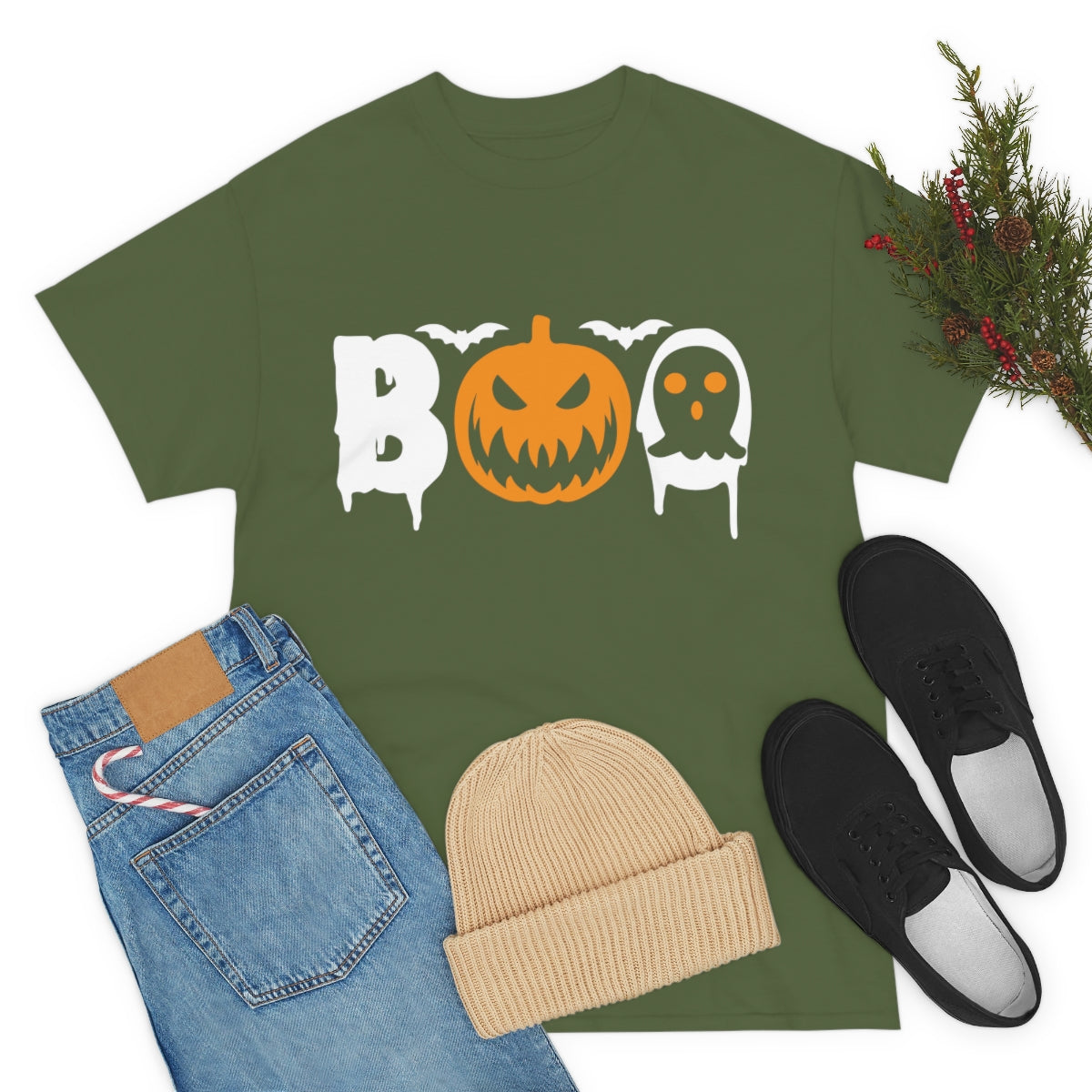 BOO Halloween / Unisex Heavy Cotton Tee