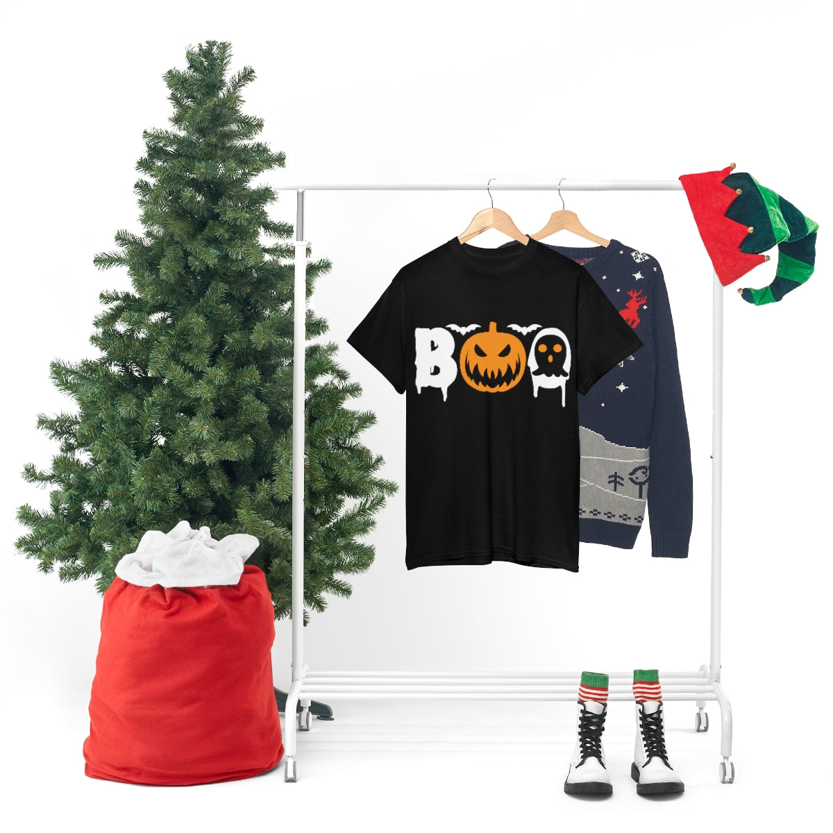 BOO Halloween / Unisex Heavy Cotton Tee