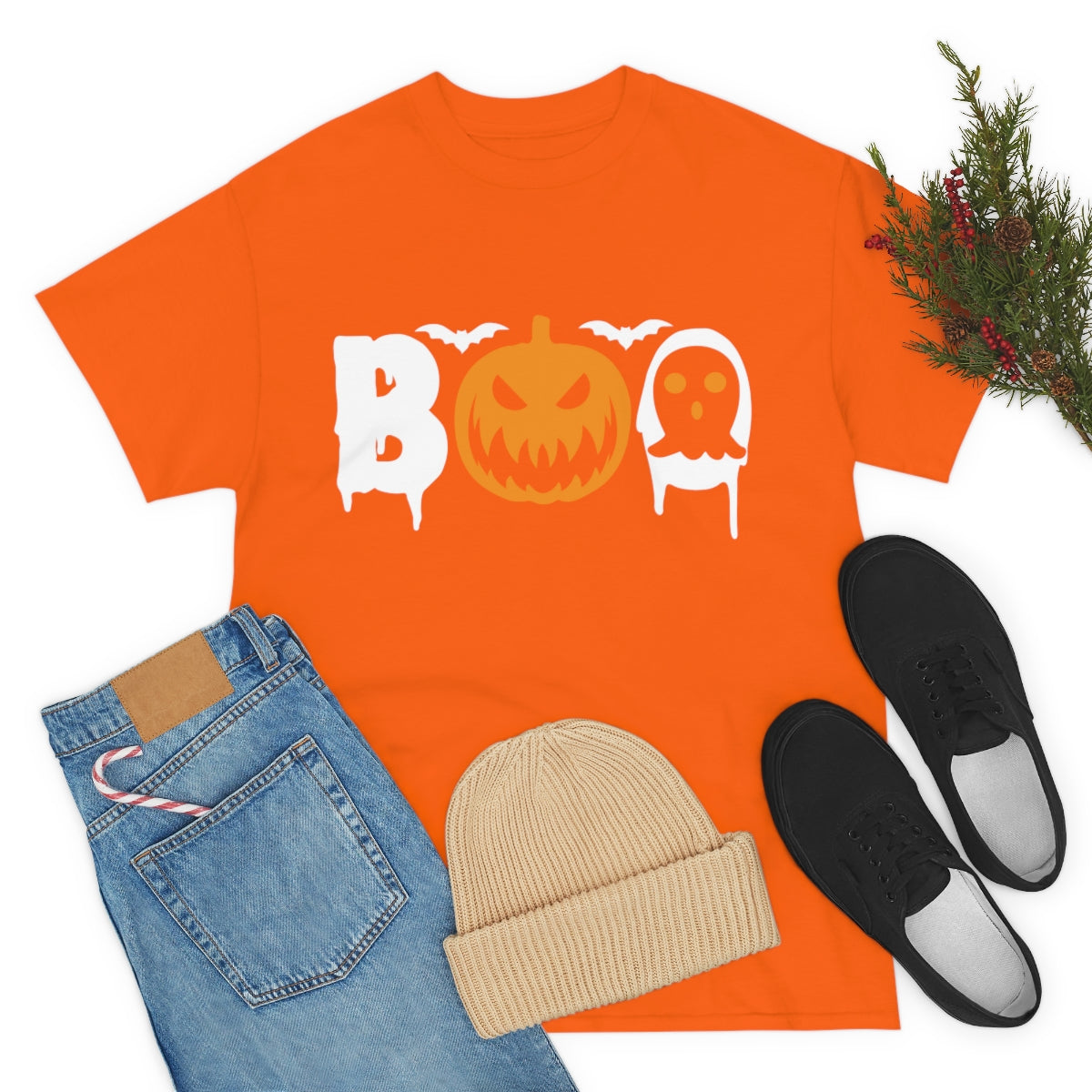 BOO Halloween / Unisex Heavy Cotton Tee