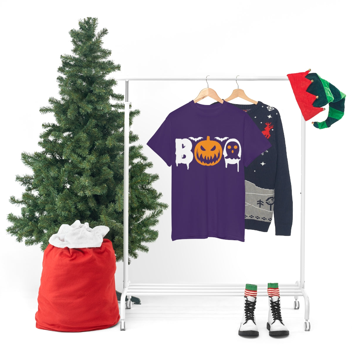 BOO Halloween / Unisex Heavy Cotton Tee