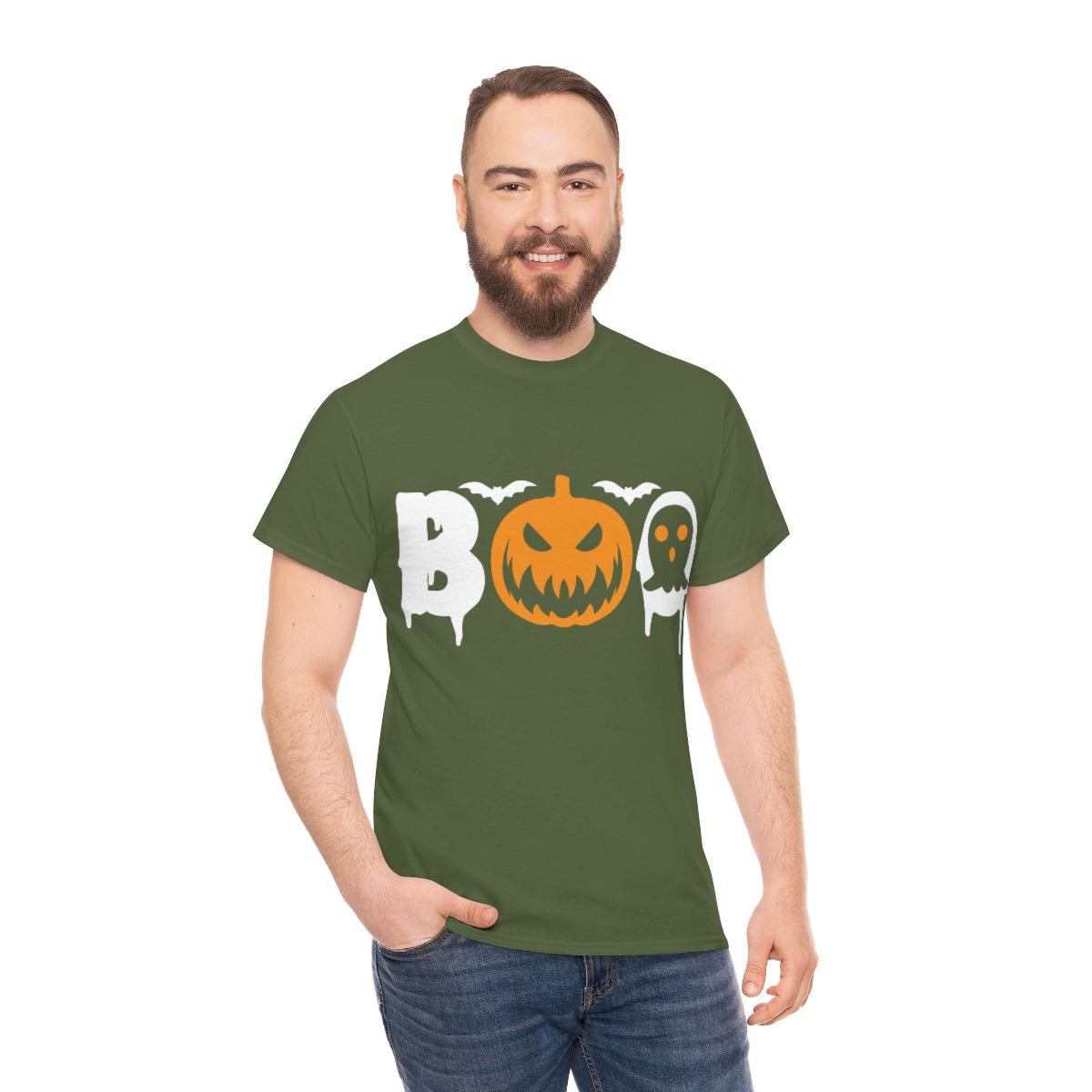 BOO Halloween / Unisex Heavy Cotton Tee