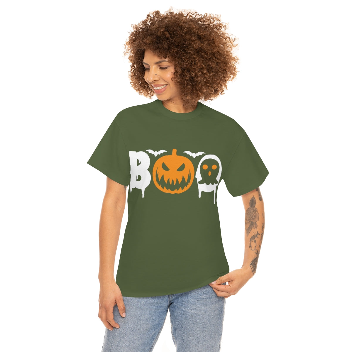 BOO Halloween / Unisex Heavy Cotton Tee