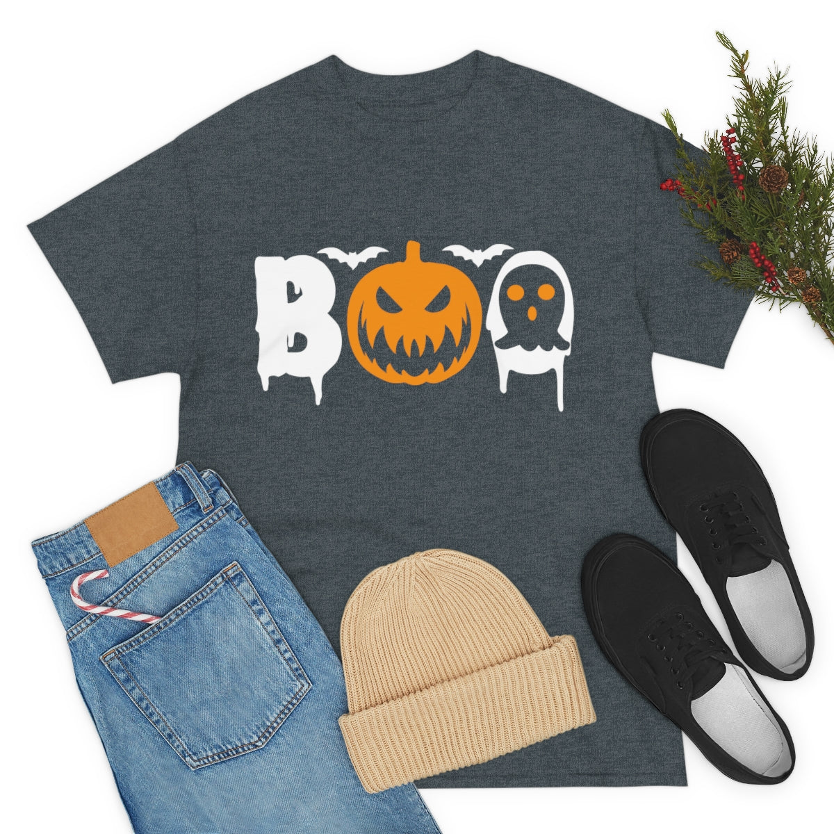 BOO Halloween / Unisex Heavy Cotton Tee