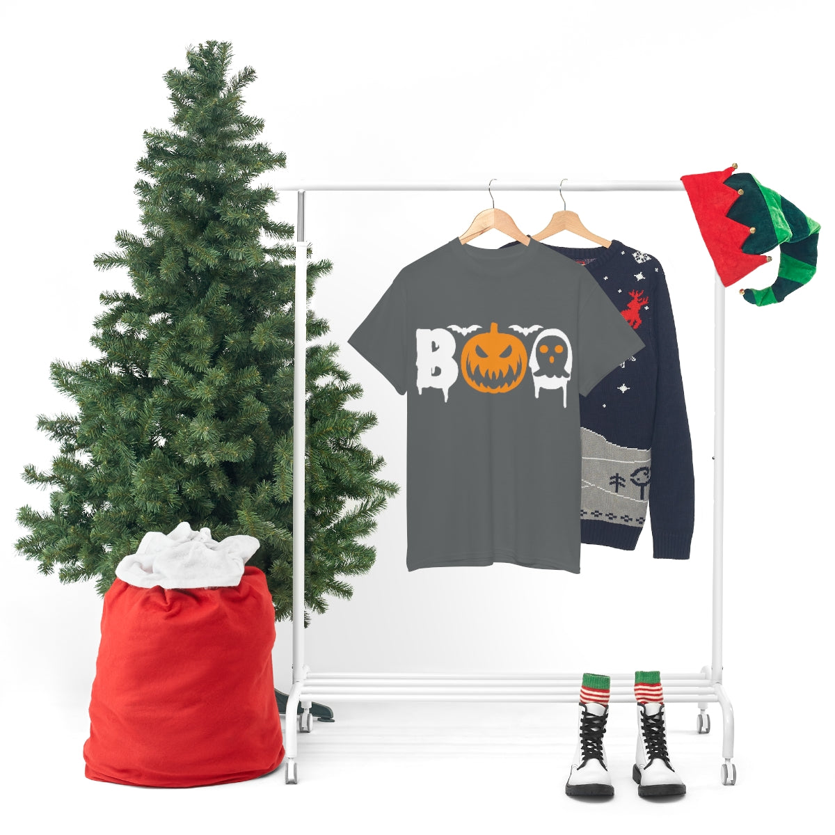 BOO Halloween / Unisex Heavy Cotton Tee
