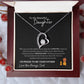 To My Daughter Forever Love Necklace/This Old Lion/Gift