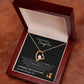 To My Daughter Forever Love Necklace/This Old Lion/Gift