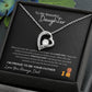 To My Daughter Forever Love Necklace/This Old Lion/Gift
