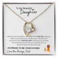 To My Daughter Forever Love Necklace/This Old Lion/Gift