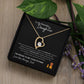 To My Daughter Forever Love Necklace/This Old Lion/Gift