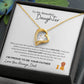 To My Daughter Forever Love Necklace/This Old Lion/Gift