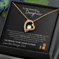 To My Daughter Forever Love Necklace/This Old Lion/Gift