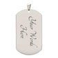 Monogram Dog Tag (Aden)