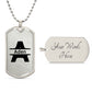 Monogram Dog Tag (Aden)