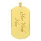 Monogram Dog Tag (Aden)