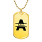Monogram Dog Tag (Aden)